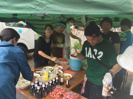 【画像】2016年６月炊きだし　熊本地震支援活動：熊本県益城町