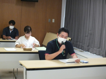 【画像】議長を務めたアルプス支部：中田中央委員