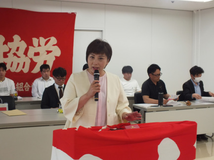 【画像】推薦決定した庭田氏の決意表明
